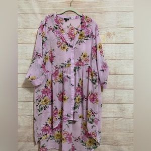 Torrid floral, long tunic